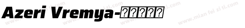 Azeri Vremya字体转换